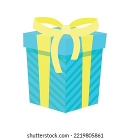 Vector illustration colorful gift boxe with ribbon and bow.