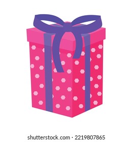 Vector illustration colorful gift boxe with ribbon and bow.