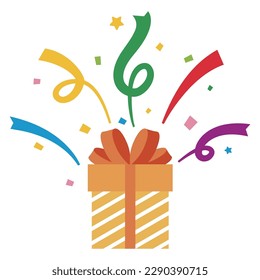 Vector illustration of colorful gift boxes
