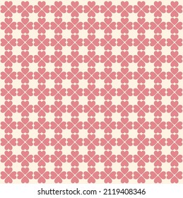Vector illustration of Colorful  heart pattern abstract background
