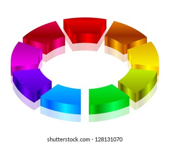 Vector illustration of colorful icon