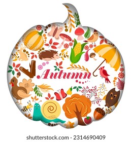 ilustración vectorial de la hoja colorida para el fondo festivo otoño
