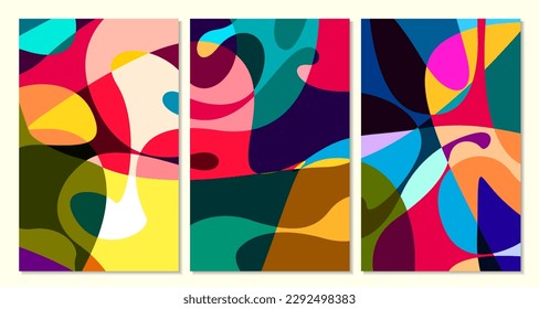 Vector Illustration colorful liquid and fluid abstract for banner template