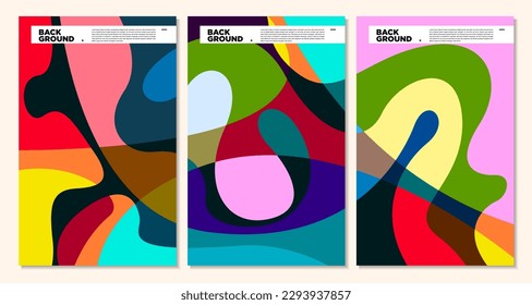 	
Vector Illustration colorful liquid and fluid abstract for banner template