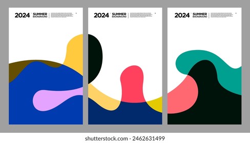 Vector Illustration colorful liquid and fluid abstract for banner template