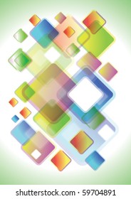 Vector illustration of colorful modern background