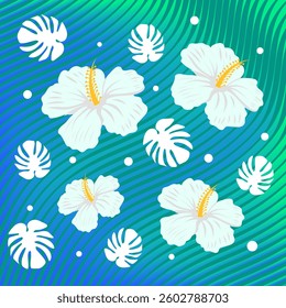 Vector Illustration  | Colorful Narure background for zoom