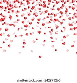 Ilustración vectorial de un colorido fondo de partido con Confetti