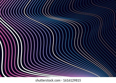 Vector Illustration of the colorful pattern of lines abstract background. EPS10.