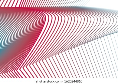 Vector Illustration of the colorful pattern of lines abstract background. EPS10.