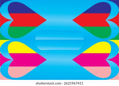 vector illustration of colorful pie chart