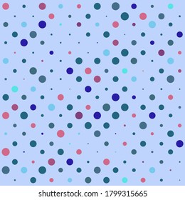Ilustración vectorial de elementos coloridos redondos. Patrón retro abstracto sin fisuras. Textura geométrica moderna y elegante. Papel tapiz, parche textil, papel envolvente, relleno de páginas, telaraña.