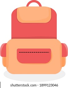 Vector illustration of colorful school bags for school use