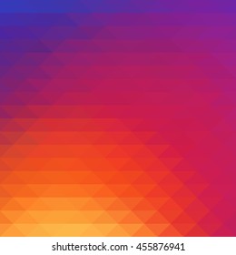 Vector illustration. Colorful smooth large mosaic elements color instagram background wallpaper. Color design for your project design.