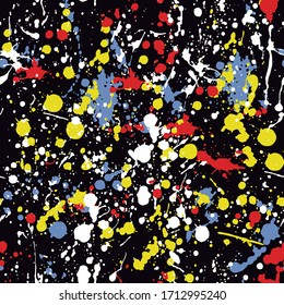 Vector illustration of colorful splash pattern.