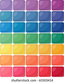 Vector illustration of colorful squares.