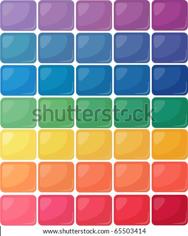 Vector illustration of colorful squares.