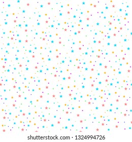 Vector illustration colorful star background design layout