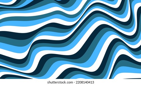 Vector illustration of Colorful wave design. Multi color overlapping wave pattern. Optical art background. Colorful psychedelic abstract art design. Texture with wavy. vector eps10.
