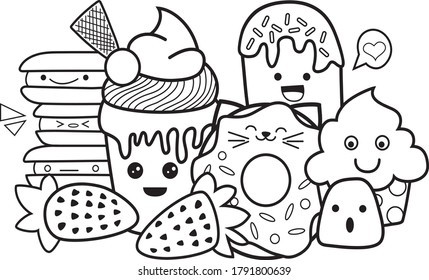 Download Coloring Book Pages High Res Stock Images Shutterstock