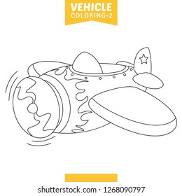 Vector Illustration Of Coloring Page