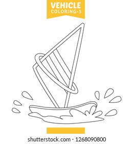 Vector Illustration Of Coloring Page