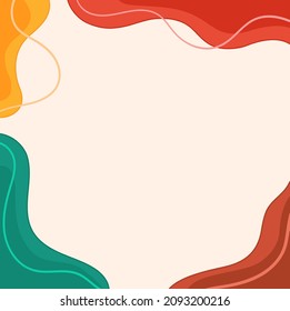 Vector illustration colors abstract background. Layout and line composition.