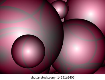 Vector illustration of colourful design template with circles style. Vector modern circle template of abstract background with gradient style