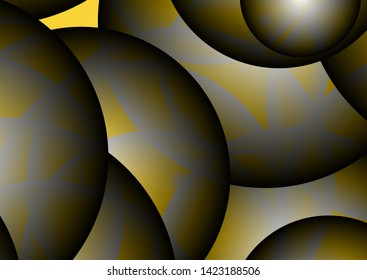 Vector illustration of colourful design template with circles style. Vector modern circle template of abstract background with gradient style