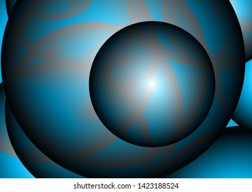 Vector illustration of colourful design template with circles style. Vector modern circle template of abstract background with gradient style