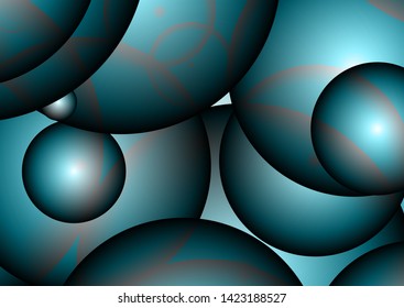 Vector illustration of colourful design template with circles style. Vector modern circle template of abstract background with gradient style