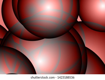 Vector illustration of colourful design template with circles style. Vector modern circle template of abstract background with gradient style