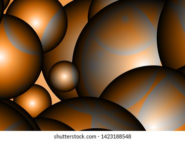 Vector illustration of colourful design template with circles style. Vector modern circle template of abstract background with gradient style