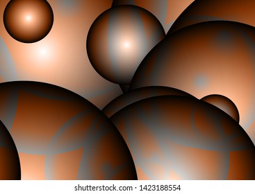 Vector illustration of colourful design template with circles style. Vector modern circle template of abstract background with gradient style