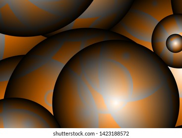 Vector illustration of colourful design template with circles style. Vector modern circle template of abstract background with gradient style