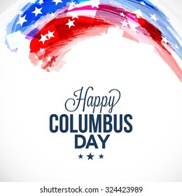 Vector illustration Columbus Day.