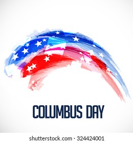 Vector illustration Columbus Day.