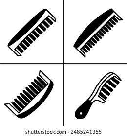 Vector illustration of comb icon for business. Stock vector design.