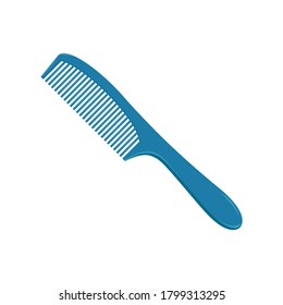 Ilustración vectorial del peine aislado en fondo blanco