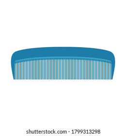 Vector illustration of comb isolated on white background, equipment