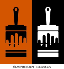 
Vector illustration of Combined Paint Brush and Hand. Suitable for logo and other illustration needs