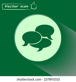 Vector illustration of comic cloud