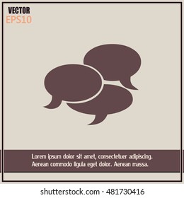 Vector illustration of comic cloud