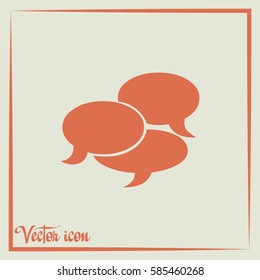 Vector illustration of comic cloud