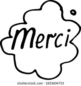 Vector illustration of comic doodle style phrases and words