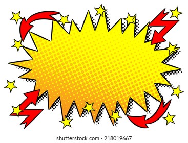 Vector Illustration Of A Comic Sound Effect Ouch