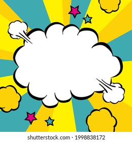
Vector illustration of comics balloon