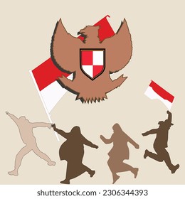 vector illustration of the commemoration of the Pancasila Sanctity Day which is celebrated in Indonesia on June 1st