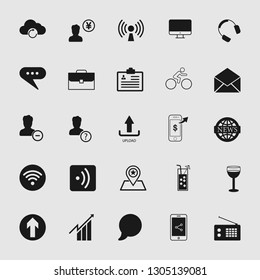 Vector illustration of communication icons set