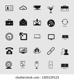 Vector illustration of communication icons set